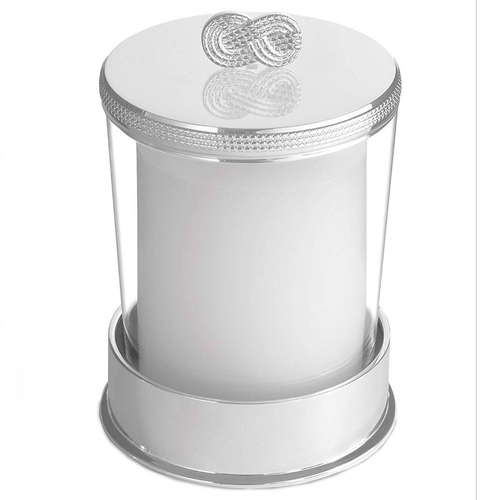 Wedgwood Vera Wang Infinity Silver Infinity Candle